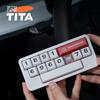 TITA Retro Keyboard-Style Parking Number Plate