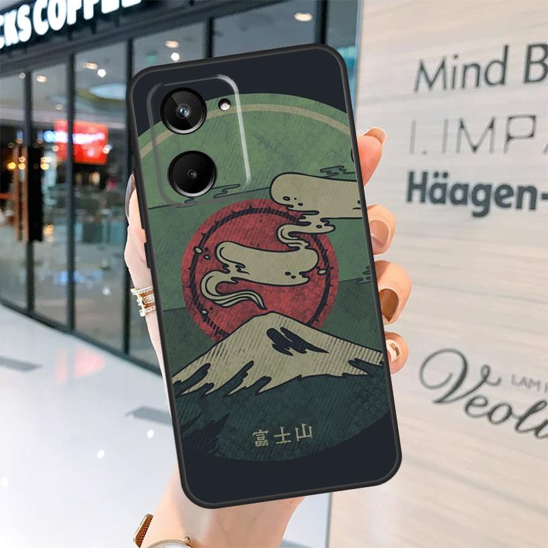 

Японское искусство Гора Фудзи Чехол Для Realme 15 Pro 12 11 13 14 Pro Plus GT6 GT7 C55 C51 C53 C25 C63 C61 C65 C67 C71 C75 Realme 13 Pro Plus