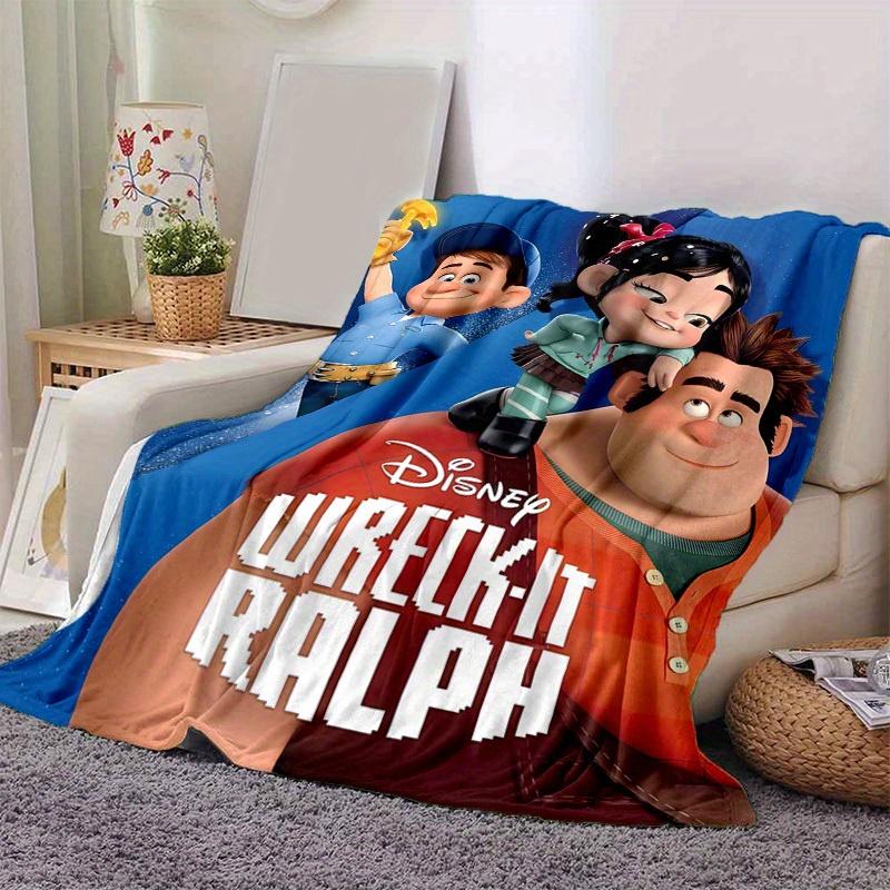 1pc, Unwrap Joy with 'Wreck-It Ralph' Home Decor: Cozy Blankets Perfect for Bedroom, Living Room, Travel, Camping, Car