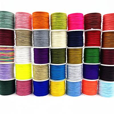 10 mètres 0,4 mm Fil de Cordon en Nylon Nœud Chinois Cordon de Macramé Bracelet Corde Tressée Bricolage Pompons Perles Fil Shamballa