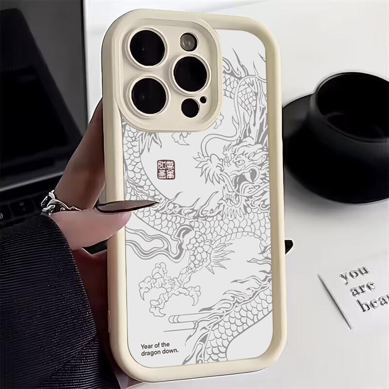 

Illusory Color Chinese Dragon Silicone Case For Xiaomi Poco X7 M6 X6 F5 X5 X3 Pro Mi 13 12 11 Lite 14T 13T 12T Soft Bumper Cover Xiaomi 13 Lite