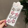 8/16Pcs Leopard Waterdrop Hair Clips for Women Girls Vintage Geometric Star Hairpins BB Clips Barrettes Bangs Hair Accessories