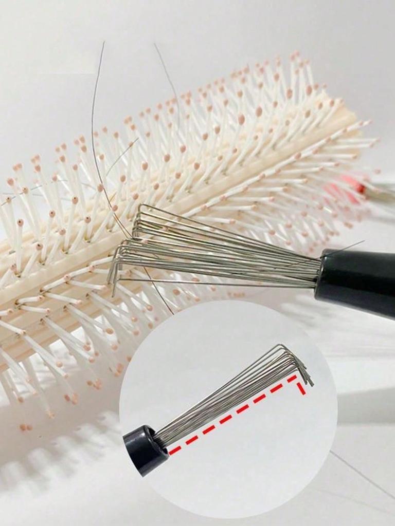 Haarbürstenreiniger Bürste Haarentferner Massagekamm Haarreinigung Breite Bürste Haarstyling-Werkzeuge Geeignet für den Einsatz in Salons und zu Hause