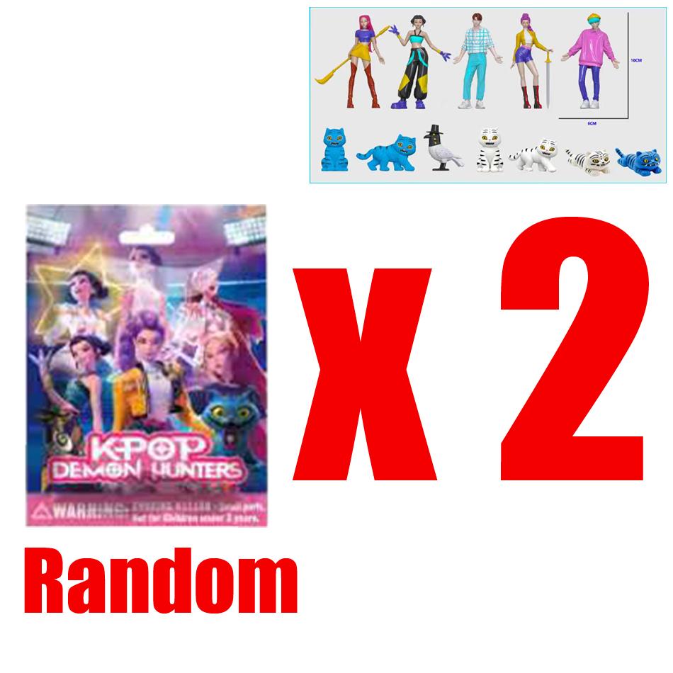 

Kpop Demon Hunters Mystery Box Anime Figure Toys Cute PVC Collectable Doll Model Desk Decoration Birthday Decoration Gifts