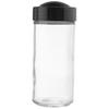 Spice container with strainer, glass, BLACK, 100 ml