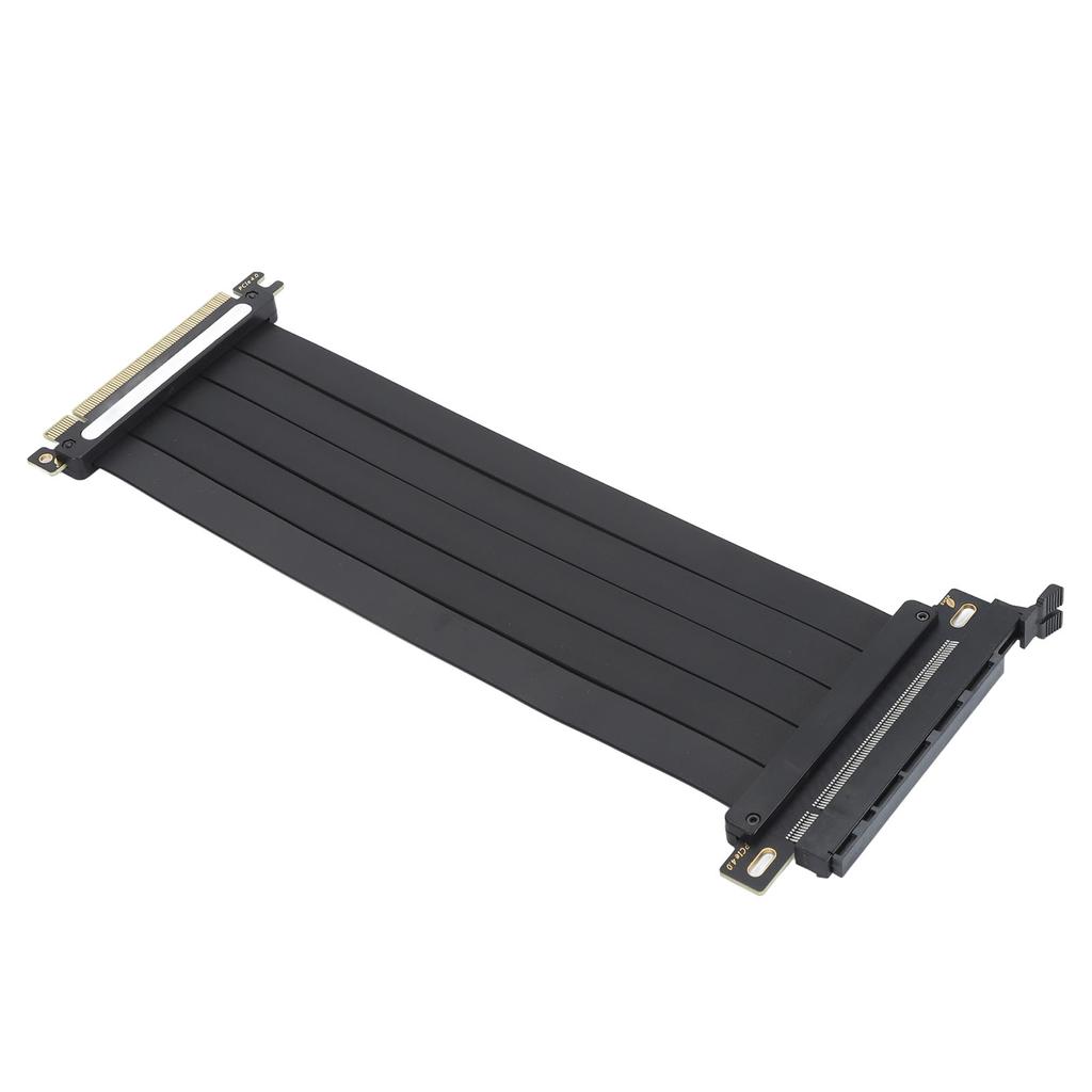 PCIe 4.0 X16 GPU Riser Cable 16X Flexible Cable High Speed Extension Port Adapter 180 Degree EMI