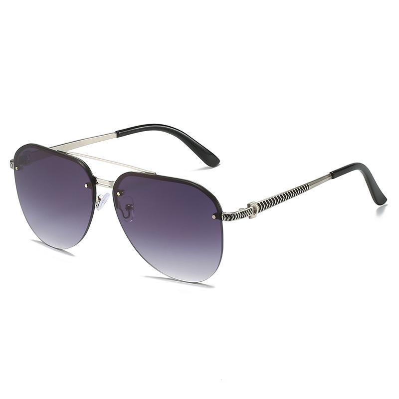 Double Beam Metal Sunglasses Beach Sunglasses Vintage Aviator Sunglasses