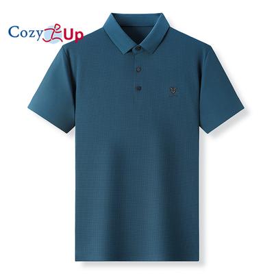 Cozy Up Men's Short Sleeve Classic Fit Pique Polo