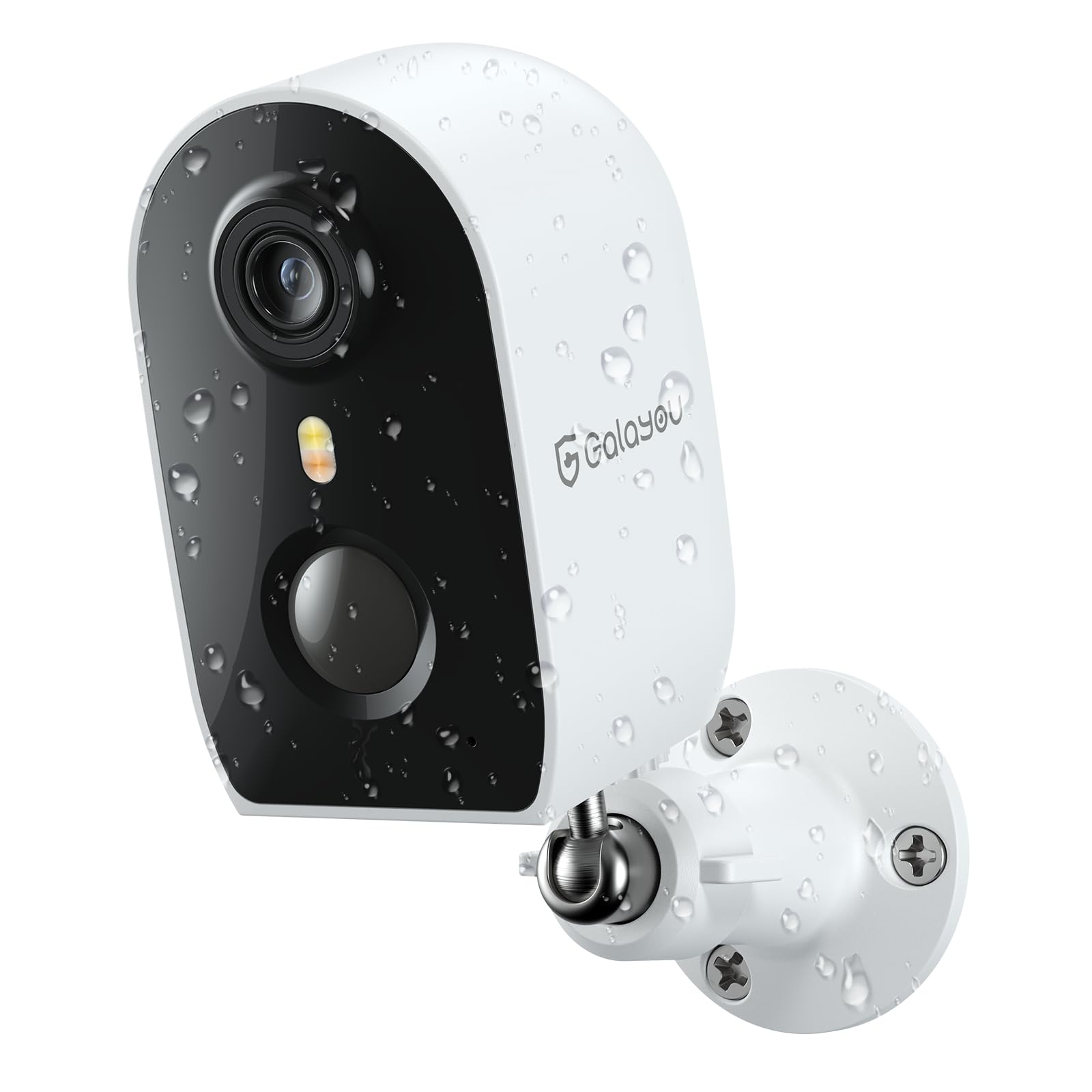 

Galayou R2 Outdoor Waterproof Security 3MP High Battery No Wiring PIR Motion Sensor Color Night Solar External Power IP65 Waterproof and Family SD