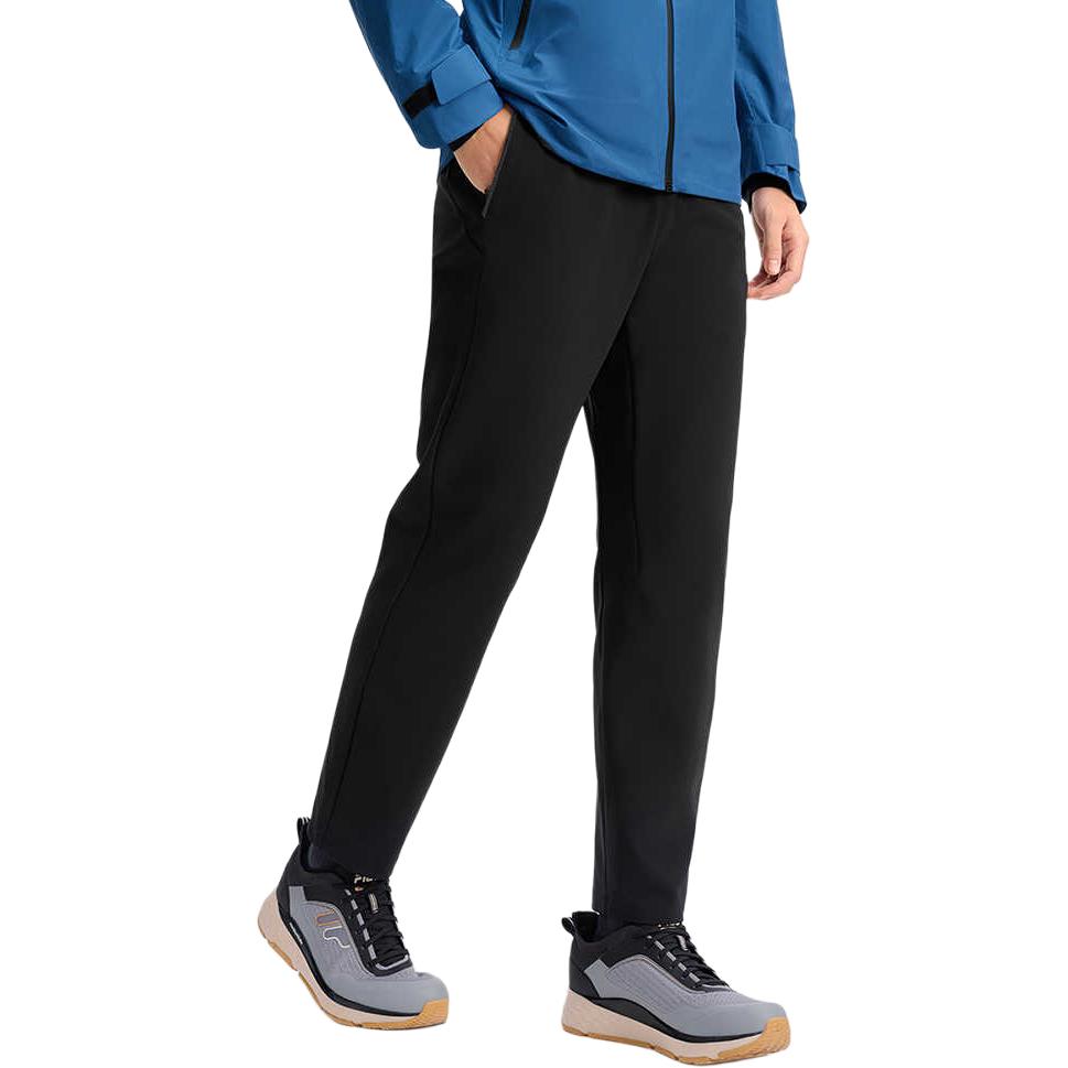 FILA Fitness Versatile Simple Comfortable Knitted Casual Pants Men bottoms Deep-Black A11M511609F-BK