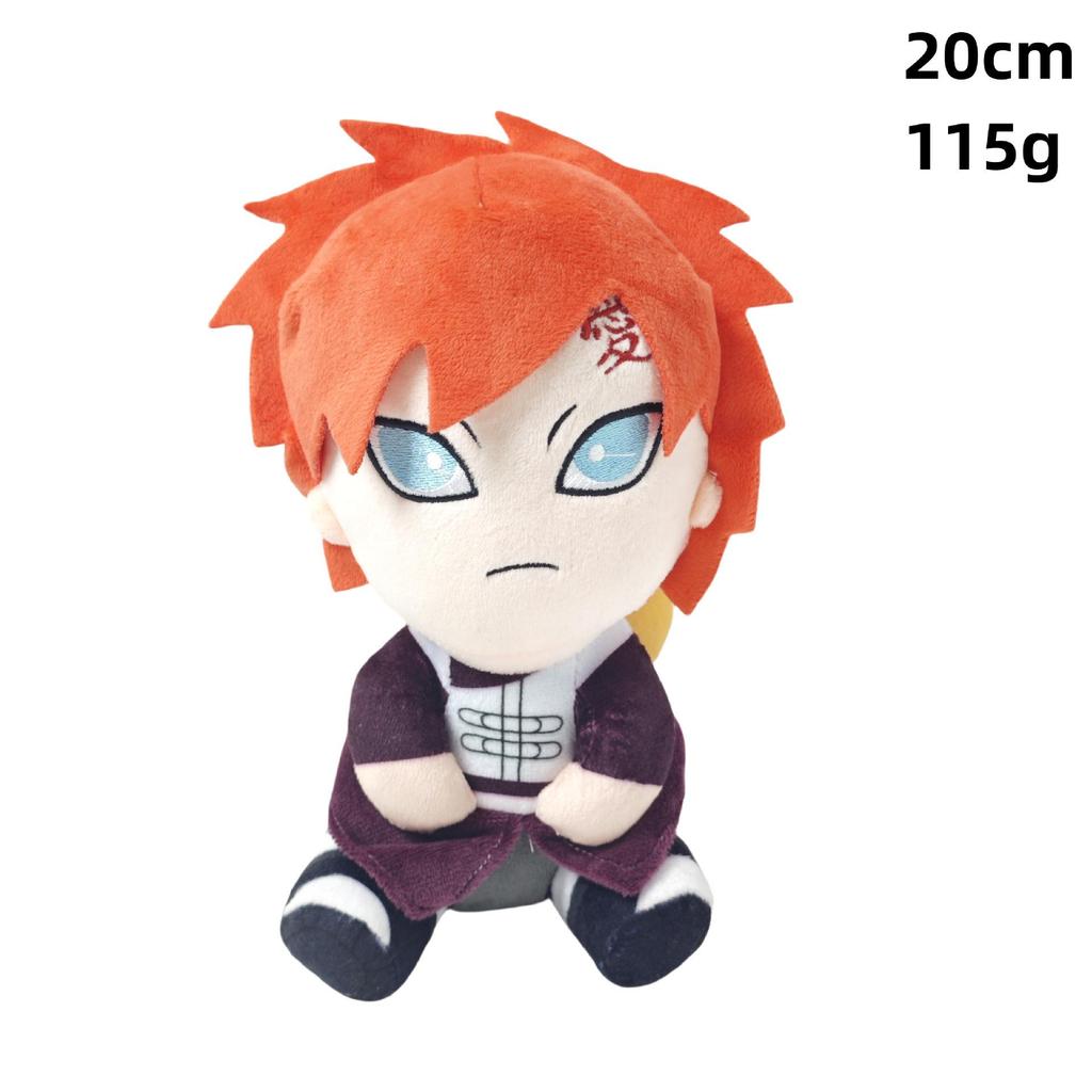 Japanese Style Sitting Naruto Plush Toy: Naruto, Kakashi, Sasuke, Gaara Dolls