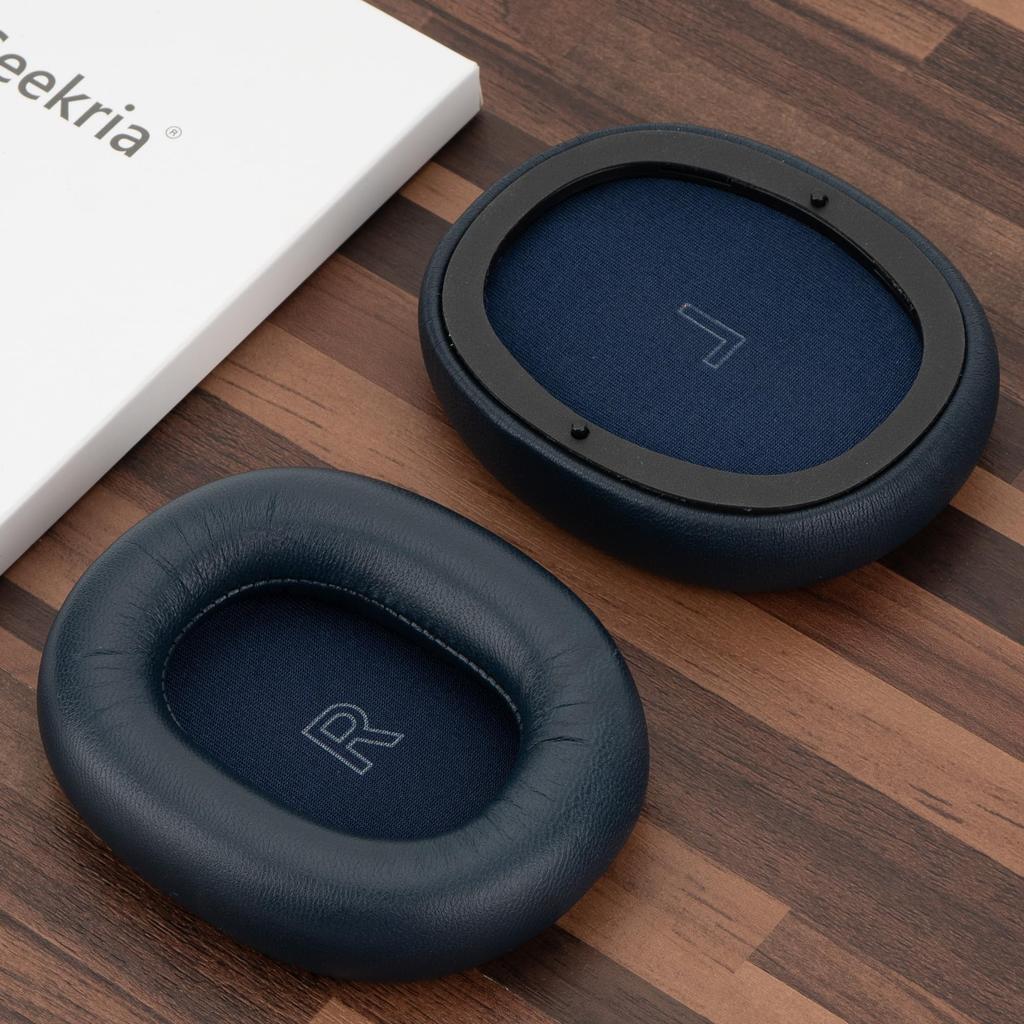 Geekria Elite Earpads Compatible with Bang & Olufsen Beoplay H95 (1266100) Headphones, Lambskin Ear/Ear Cups (Blue)