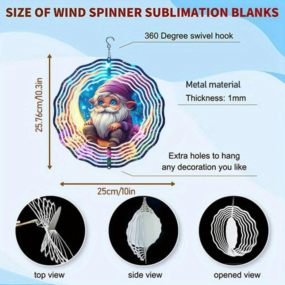 

Лунный волшебник флюгер с красочными цветами мандала металлический садовый декор для патио, веранды, двора, не требует питания, прост в установке, подарок для мужчин, женщин