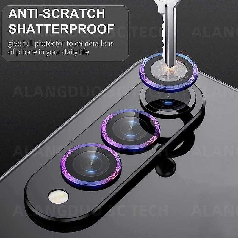 Metal Lens Ring For Samsung Galaxy Z Fold 6 4 5 Camera Protector Protective Glass Back Lens Cap Cover Case for Z Fold5 Fold4