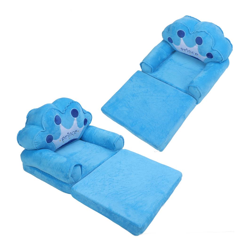 Kids Couch Cartoon Lounger Sofa Foldable Sofa Bed Comfortable Cute Princess Toddler Sofa