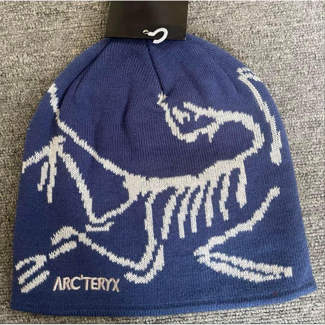 Used Arc teryx Bird Head Toque Beanie Knit Blue