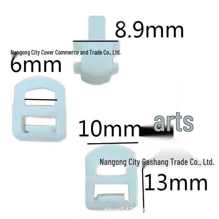 

Universal Window Curtain Track Accessories for Cars, Vans, Heavy Vehicles - Ring, Buckle, Pulley & Hook for Straight & Curved Sliding Tracks Small