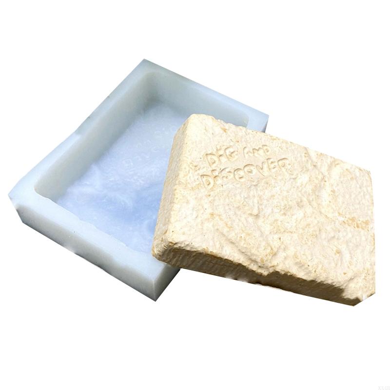 

KX4B Dinosaur Fossils Cake Silicone Moulds DIY Crystal Epoxy Chocolate Baking Mould Cake Mold for Desserts Jelly Mousse