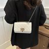 Fashion personality niche shoulder messenger bag popular bag 2025 new casual trend temperament women's small square bag
