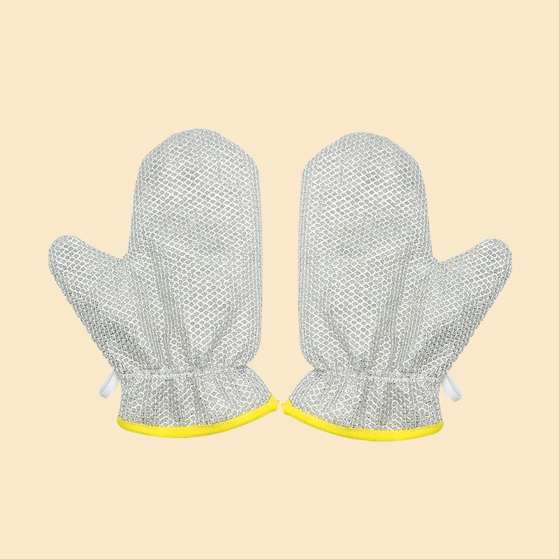 Oil-Proof Silver Wire Dishwashing Gloves: Multifunctional Cleaning for Autumn & Winter