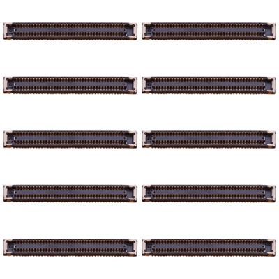 För Samsung Galaxy A40 10 st Moderkort LCD-skärm FPC-kontakt