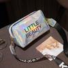 Laser bag women's new printed shoulder messenger bag casual small square bag women's bag