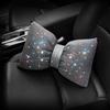 1Pcs Diamond  Bowknot Car Neck Pillow  Auto Headrest Seat Support Waist Pillows Car Accessories For Women