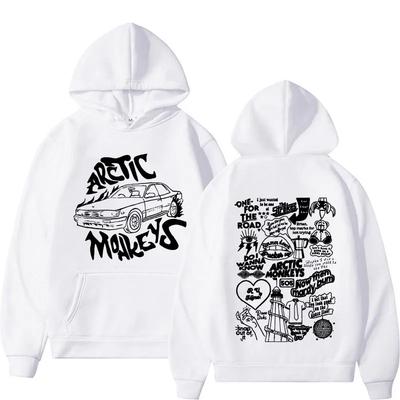 Rockmusik Herren- und Damen-Hoodies lässige Mode Retro-Hoodies warme und bequeme Oberteile Jerez Retro-Musik