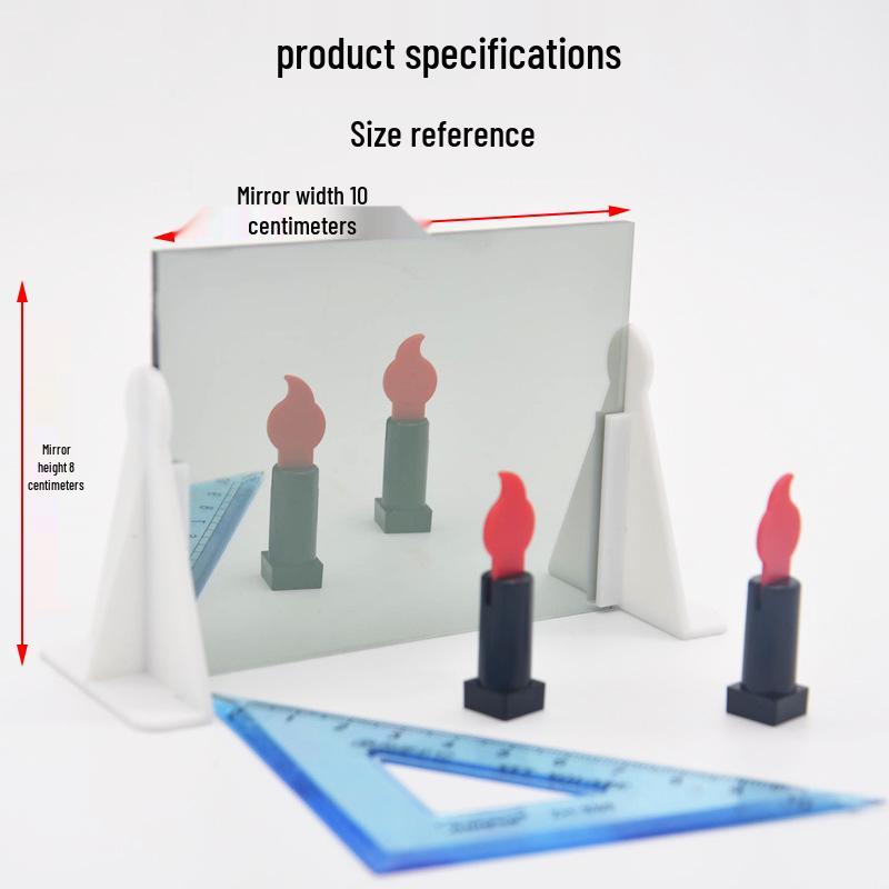 J25010 Semi-Reflective Plane Mirror Physics Teaching Apparatus