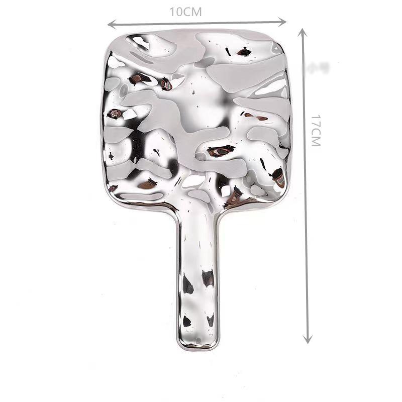 

Женское портативное косметическое зеркало, 1 шт., складная настольная расческа для общежития, макияж S