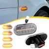 2PCS Car LED Side Marker Fender Dynamic Flowing Turn Signal Lights For Opel MOVANO Combi Kasten Pritsche/Fahrgestell Kipper