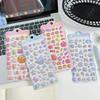 Cartoon 3D Relief Fun Stickers 4 Pieces Cute Waterproof Decorative Stickers for Kids' DIY Decoration BulingBulingStickers Store