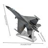 J-11 Fighter Jet Model Die-Cast Metal Alloy for Bookshelf