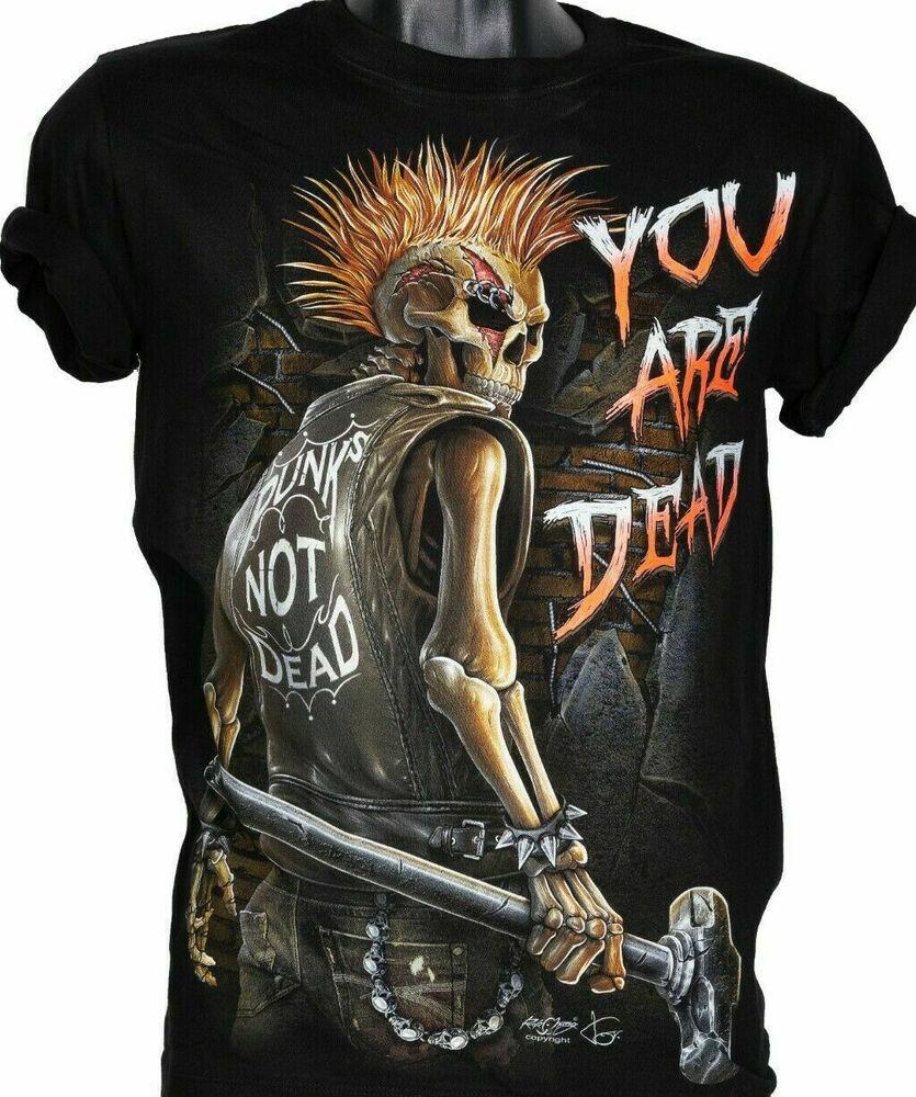 

Футболка унисекс Rock Chang Original Punk S Not Dead Glow In The Dark