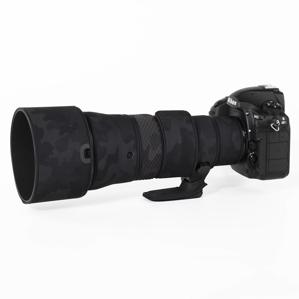 

CHASING BIRDS Camouflage Waterproof Lens Coat for Nikon 500mm PF ED Rainproof Lens Protective Cover AF-S f/5.6E VR, (Dark)