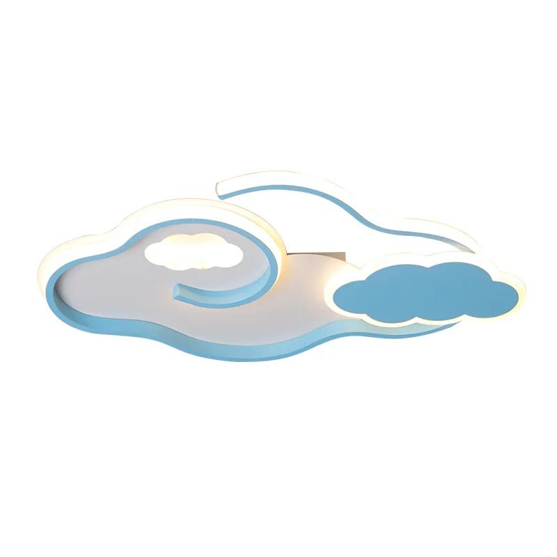 Clouds Modern Led Ceiling Lights Lustre Led Children Room Kids Bedroom Pink/Blue Color Minimalism Led Lighting  WF1116