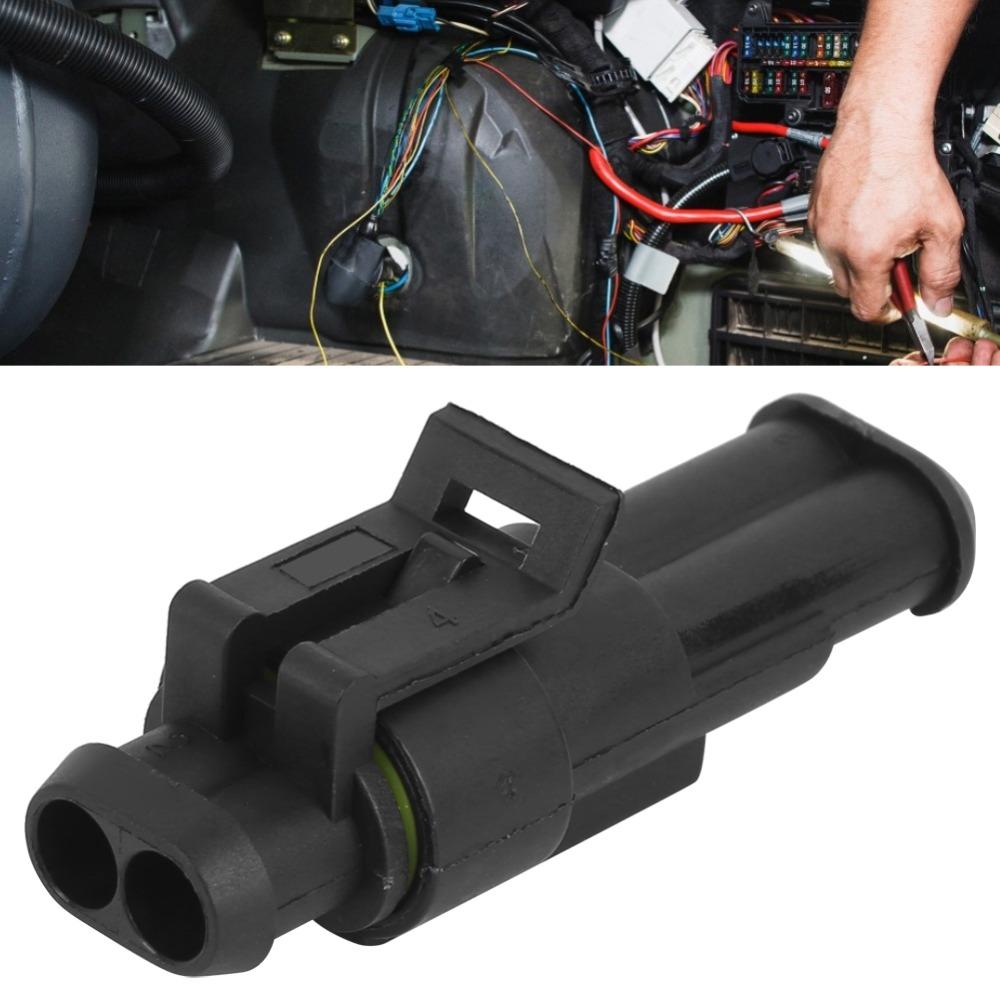 10 Sets Waterproof Auto Wire Connector Male and Female Terminal Socket  Automotive Plugs