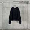 430GSM Heavyweight Cotton Washed Frayed Zip Hoodie Unisex Streetwear