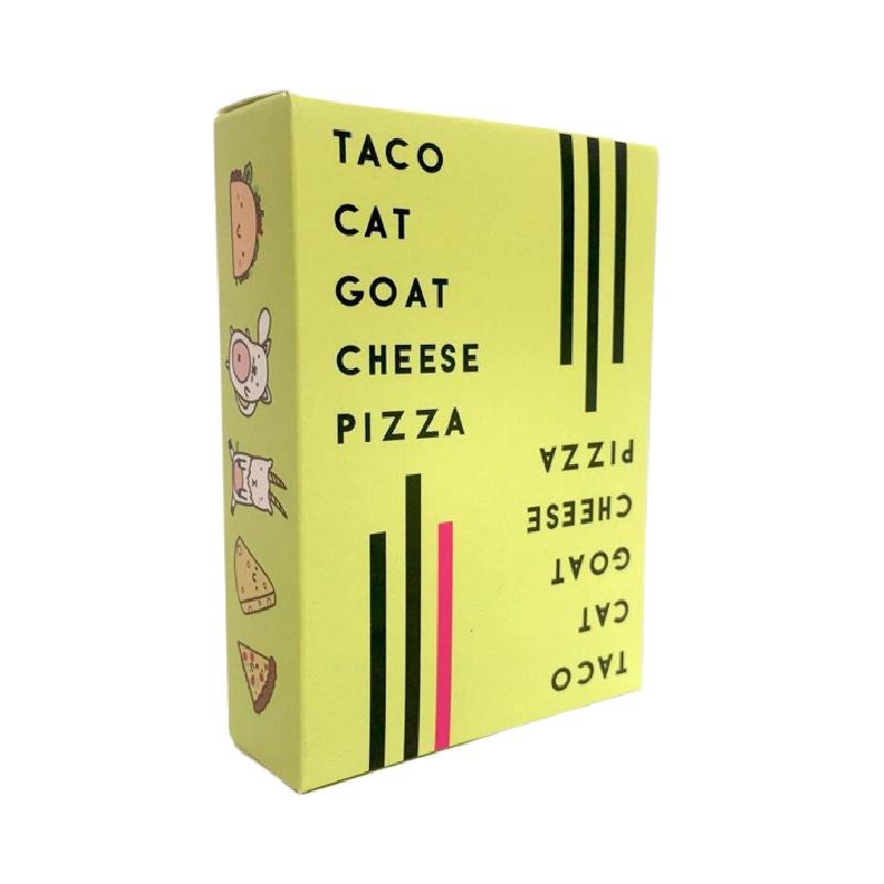 Taco Kot Koza Ser Pizza Gra Karciana Dla Rodzinnej Zabawy Gra Imprezowa Dla Dzieci i Dorosłych