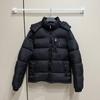 Giacca Imbottita Spessa in Cotone con Cappuccio Rimovibile da Uomo Invernale Antivento Impermeabile Oversize con Zip