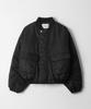 Dthirtyone Volume Padded Ma-1 Bomber Jacket (Black)