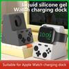Ladegerätständer Silikon-Dock Ladestation Dockhalter Platzsparender Ladeständer Für Apple Watch Serie 10 46mm 49mm