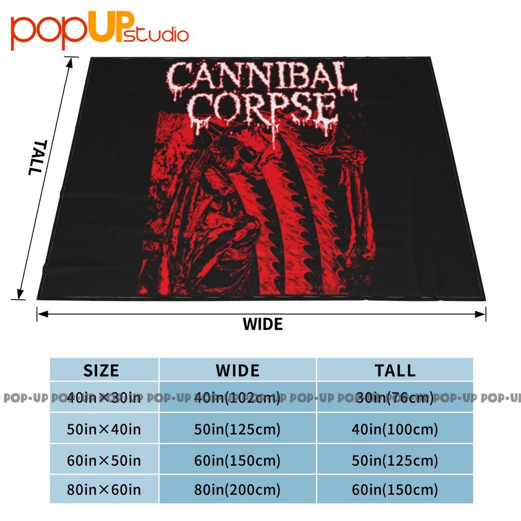 Cannibal Corpse Eu Uk Tour Ultra-Soft Blanket Quilt Winter Sofa Cover Bed Covers