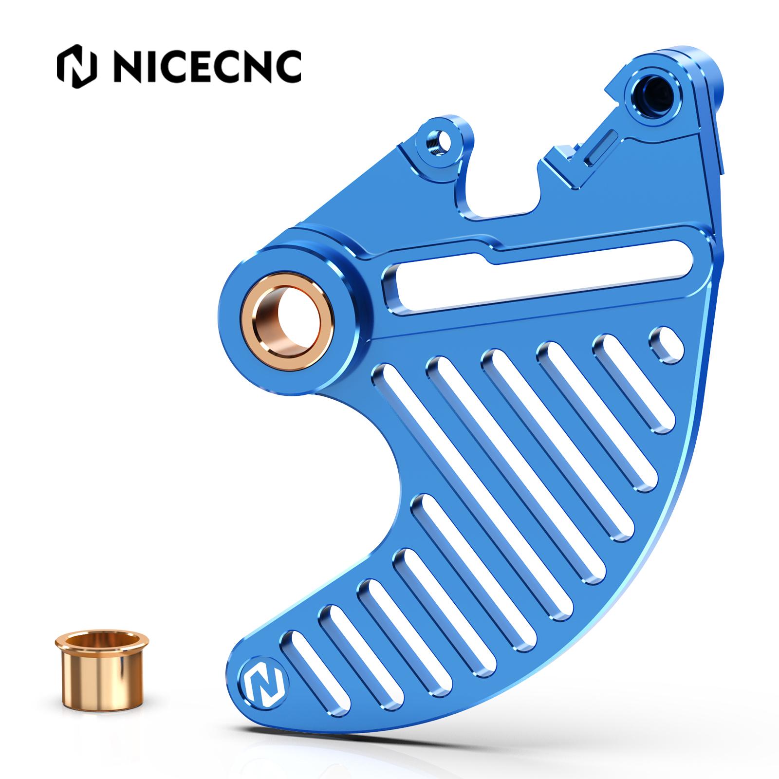 

NICECNC For GasGas EC 300 EC 250 2021-2024 Rear Brake Disc Guard For KTM TPi EXC 300 250 XCW 2004-2024 Husqvarna TE 300 FE 450 синій
