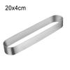 Stainless Steel Mousse Ring Rectangle/Oval/Round Cake Ring Cookie Cutters Mousse Baking Cake Mold Tiramisu Bakeware Tools