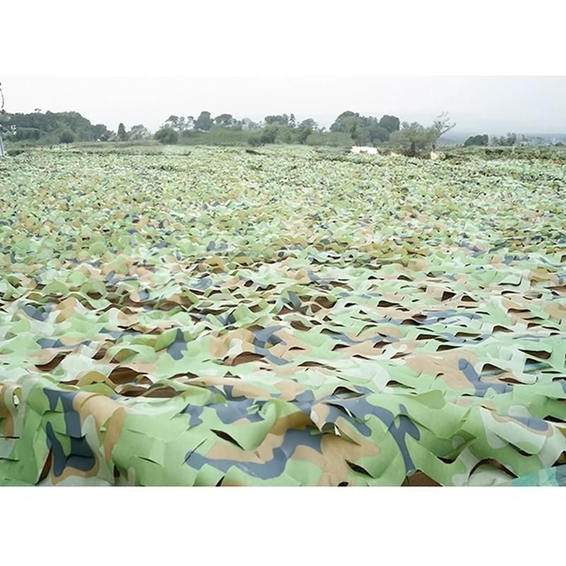 Single Layer Camouflage Anti-counterfeit Mesh Fabric Anti Aerial Photography Camouflage Nets Outdoor Expansion Decoration Net  Greening Cover Nets