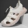 Men's Plus Size Casual Cowhide Sandals - Summer Beach, Outdoor Sports, Hiking & Creek Wading Shoes