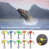 10Pcs/Box Mini Ice Fishing Hook Rust-resistant High Carbon Steel Good Toughness Solid Treble Hooks for Fishing