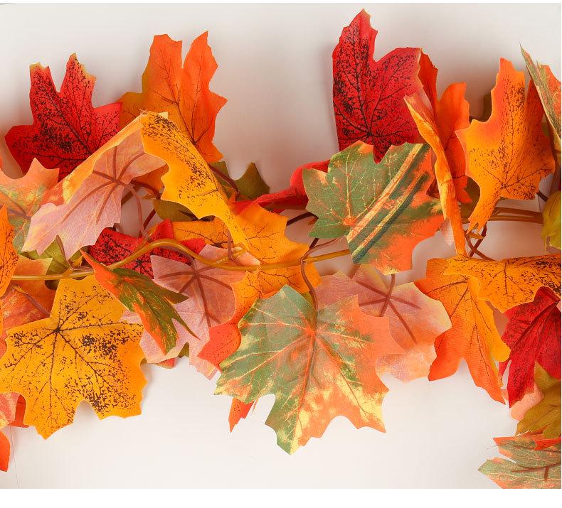Maple Leaf Vine Autumn Hanging Ornaments for Thanksgiving and Harvest Festival Decor