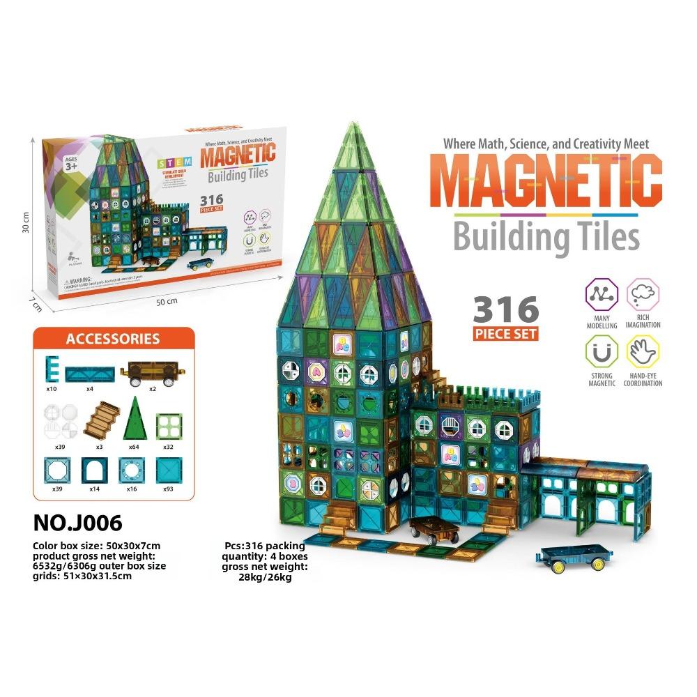 Track Magnetic Sheet Magnetic Sheet Building Block Educational Toy Rail Car Magnetic Sheet Magnet Construction Toy